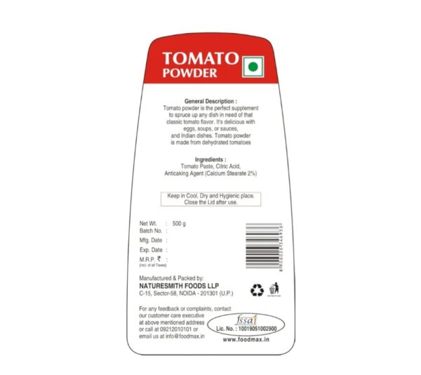 NATURE SMITH TOMATO POWDER 500g - Image 2